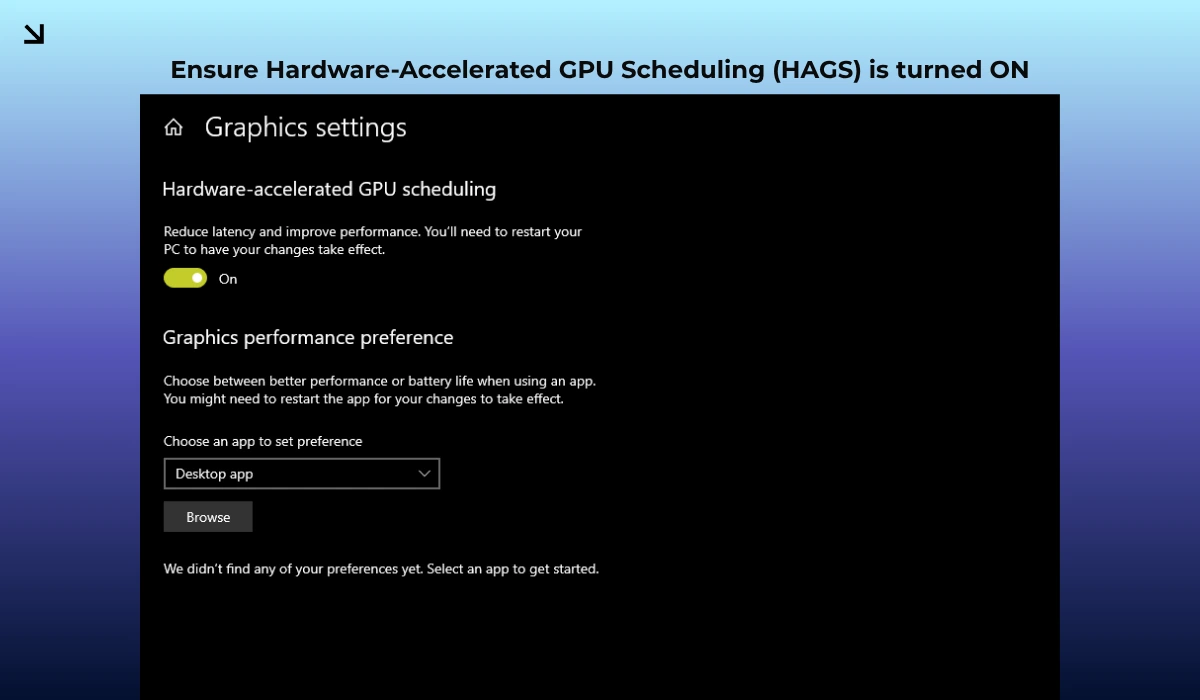 Hardware-Accelerated GPU Scheduling (HAGS)